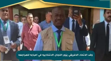 وفد الاتحاد الأفريقي يزور اللجان الانتخابية في إمبابة للمراجعة